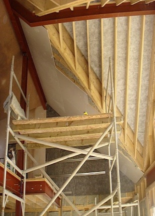 монтаж подвесного потолка из гипсокартона